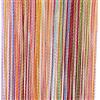 LXHZSY Tenda Antimosche Per Porta Esterna Frangia in poliestere for porta, tenda, nappa, filo, corda, divisorio, tenda, pannello, finestra, schermo decorativo (Color : 7 Colorfuls, Size : 100cm by 200cm)