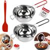 TLDNZXY 2 candele in barattolo da 480 ml per cioccolato