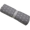 Russo Tessuti Grandfoulard Telo Copritutto Copridivano Copriletto Cuoricini Lucy 240x260 cm-Grigio
