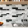 Decotalk Paraschizzi Cucina Nere E Grigie Con Motivo Di Marmo 30.5cmX30.5cm 3Pezzi Adesivi Per Piastrelle Peelstick Wallpanels Piastrelle Adesive Cucina Bagno Impermeabili Pannello Paraschizzi