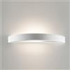 Eurekaled - Applique in Gesso Ceramico Mezzaluna - Attacco R7S - Lampada da muro per spazi interni, camera, corridoio, soggiorno - Lampadina intercambiabile - Verniciabile - Design Moderno GS-5031