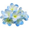 Winterworm, fiori di Plumeria (Frangipani) artificiali in lattice , 10 steli, bouquet di fiori in lattice da sposa, per feste nuziali, festival, decorazioni, bouquet Azzurro
