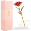HO-SFSM Rosa eterna, con supporto e confezione regalo, regalo per donne