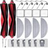 APZOVO Accessori Kit Ricambi per Roborock Q10 S5+ / Q10 X5+ Aspirapolvere, 2 Spazzola Principale, 4 HEPA Filtro, 4 Panno, 6 Sacchetti, 6 Spazzola Laterale