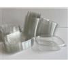 DPdantepellacani 50 Vaschette Contenitori PET (classe 1) per alimenti con Coperchio Ermetico Monouso per cibo fresco, Ristorazione e Congelamento freezer (250 ml)