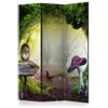 murando - Paravento da Interno Foresta 135x172 cm 3 Pannelli - Stampa Unilaterale su Tela in TNT - Separe per Ufficio Ambienti Paraventi Decorazioni Moderno Soggiorno - Alberi c-C-0194-z-b