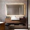 STYLE GLASS Specchio Bagno con Luce Led SHINE 100x70 cm - Specchio da Parete LED Bagno - Specchi con Luci 4000K - Moderno Senza Cornice