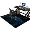 Tkuhknag Tappeto Sedia Gaming Tappetino per Sedia da Ufficio per Moquette e Pavimenti in Legno Tappetini Antiscivolo a Pelo Basso Tappeto Salvapavimento Proteggi Moquette Multiuso 140 x 180 cm