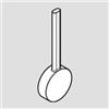 hansgrohe ricambio maniglia per rubinetto da cucina, 93736000, Aqittura M91; LivaFine; Talis M54 cromo [Rubinetti da cucina con sistema di acqua potabile > Ricambi per rubinetti da cucina con sistema di acqua potabile]
