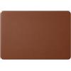 Eglooh - Herms - Sottomano Scrivania Ufficio in Cuoio Arancione Marrone Naturale - cm 80x50 - Cuciture Artigianali e Angoli Arrotondati - Made in Italy