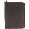 Hide & Drink, copertina in pelle con cerniera per taccuino Moleskine, XXL (21,6 x 27,9 cm)), taccuino non incluso, custodia Cahier, fatto a mano.