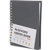 GATHINESS Quadernino Password A6 con Indice Alfabetico, Taccuino Pratico e Portatile in Carta e Pp, Organizer Password Compatto per Siti Web e Computer