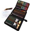 YJYHART Set Matite Colorate Professionali da Disegno, Kit per Schizzo Artistico, 72 Pezzi- Ideali per la scuola, per adulti e bambini