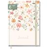 Häfft paper&you® Journal A5 dotted - Taccuino a righe Wild Blossoms | 156 pagine numerate con griglia a puntini, elastico e segnalibro - per diario, schizzi, liste e appunti creativi
