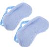Healeved Set 2 Pezzi Maschere per Occhi da Viaggio e Sonno in Peluche Morbido e Caldo, Copertura Adorabile per Donna e Ragazza per Dormire e Riposare Confortevolmente