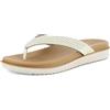 inblu Ciabatte Donna Infradito con Brillantini, Plantare Effetto Corda, Dual Density