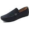 Evoga Mocassini uomo casual eleganti estivi scarpe espadrillas Barca (41, #A1 Nero)