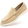 Asifn Mocassini Slip-On Formali da Uomo in Pelle Scamosciata Sneakers Casual da Lavoro con Supporto Plantare Mocassini