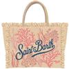 Saint Barth Mc2 Donna Borsa A Mano VANI021-Coral Cotone Beige Taglia Unica
