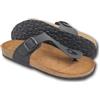 Primo Calzature Sandali Uomo Estivi, Infradito in Pelle, Eleganti Ciabatte Estive in Cuoio, Sandalo per Mare, Casa, Spiaggia Made in Italy (Nero, Sistema Taglie Calzature EU, Adulto, Uomo, Numero, Media, 42)
