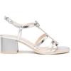 Nero Giardini E513260D Sandali Donna in Pelle - Argento 36 EU