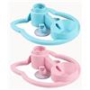 Generic Supporto per fontana d'acqua per gatti, dispenser automatico per bottiglie d'acqua per animali domestici, base anti-ribaltamento con ventose, per gattini e cuccioli, balcone interno (blu)