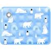 Generic Materassino auto-raffreddante per animali domestici, tappetino per ghiaccio per cani e gatti, cuscinetto estivo in gel (XL (60 x 90 cm), C)