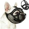 Quorumsg Museruola per Bulldog Francese, 31-59cm Museruola Bulldog Francese Regolabile Anti Morso, Museruole per Cani a Muso Corto, per Bulldogs Francesi Anti-Morso Anti Abbaio Leccamento