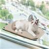LORESJOY Amaca per Gatti da Finestra Pieghevole, 45 x 30 cm Amaca Gatto Finestra, Cuccia Gatto Vicino alla Finestra con Ventosa Forte, Trespolo Fino a 20kg