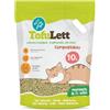 Leopet Tofulett Lettiera al Tofu per Gatti Agglomerante in Pellet Te Verde 10Lt