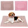 IEUUMLER Memory Foam Materasso per Cani, Cuscino per Cane Gatto, Pelosa Morbida Lavabile Doppio Uso Materasso per Grande Medio Piccolo Cani Gatti FC020 (Pink, S-60x45cm)