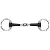Equine Smile ES0248 - Morsetto a testa d'oliva, doppia rotta con gomma, per cavalli sensibili e giovani cavalli (9,5 cm)
