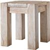MASSIVMOEBEL24.DE Acacia Massiccio Mobili Legno Sgabello Mobili in Legno massello Naturale White #10