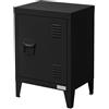 ML DESIGN modern living ML-Design Classificatore Industriale 40x30x57,5 cm Nero in Acciaio Schedario da Ufficio a 4 Gambe Armadio per Archiviazione Mobile in Metallo Armadietto per File Mobiletto Portadocumenti Multiuso