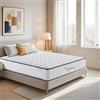YIDATONG Materasso 140x190 Matrimoniale, Altezza ±30 cm, Materasso Memory Foam, Molle Insacchettate, 7-Zone di Comfort, Ergonomico, Ortopedico, Traspirante e Fresco, Ideale per la Schiena, Durevole