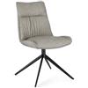 Decor Space Sedia Jordan con gambe in acciaio verniciato a polvere epossidica, per arredo interno 50 x 64 x h 86 cm Confezione da 2 Tortora