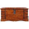 Lumanois Cassapanca in Legno Massello,Mobili,Armadietti e portaoggetti,Bauli e cassapanche,25kg-244049