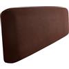 WYJHNL Copertura per Testiera per Letto Amber Brown 120cm | Copri Testata Letto Fodera Elastica Vello Protezione Testata Matrimoniale Cover Cuscino Lavabile per Decorazione Camera