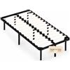 AND HOME Rete Letto Singolo 90x190 cm + 9 Gambe, Legno Rinforzato
