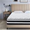 YIDATONG Materasso Viscoelastica 160x200 cm, Materasso Ibrido Latex Altezza 28cm, Molle Insacchettate, Ergonomico 10 Zone, Media Rigidità, Certificato Oek-Tex, Traspirante, Anti-Umidità, Lusso, Durevole
