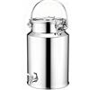 YLKJCE Contenitore per Olio con Rubinetto da 3/5/10/15 Litri tanica Acciaio Inox per Olio distributore di Bevande for conservare liquidi e Solidi (Capacity,5 Liter)