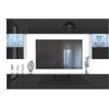 B BELINI GROUP Belini Milano 1 Parete Attrezzata Mobile TV 300cm Nero Lucido