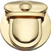 vepoty Chiusura Tuck Lock Chiusure con Fibbia per Borsa in Metallo Chiusura a Scatto Accessori con Fibbia per Portafoglio per la Realizzazione di Borse