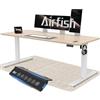 Airfish Scrivania Regolabile in Altezza 160x70cm Ufficio con USB e Funzione di Memoria Standing Desk con Sistemi Anti-Collisione Altezza 73-118cm Rover