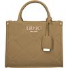 Liu Jo Borsa a mano ridhi ECS S motivo rombi AA5192 E0778 cammello