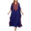L-Peach Loungewear Boho Caftano di Cotone da Donna Kimono Oversize per Casa Maxi Abito da Spiaggia Copricostume