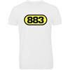 Bughyprint Tshirt Maglia Maglietta Uomo 883 Max PEZZALI Max Forever HITSONLY STADI 2024, M