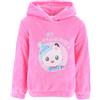 Gabby's Doll House Felpa con Cappuccio per Ragazze, Maglione in Tessuto in Morbido, Felpa Regalo per Bambina, Taglia 3 Anni | Rosa