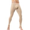 QiaTi Biancheria Intima da Uomo, Sexy, Lunghi, Sexy, Sexy, Aderente, a Compressione, per Uomo, Leggings Lunghi, Leggings Lunghi