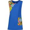 Siry Work Grembiule Donna Art. FRESIA 35% Cotone 65% Poliestere Taglia Unica MADE IN ITALY Ideale per Maestra, Alimentari, Parrucchiera, Estetista, Impresa di pulizie (ROYAL F75)